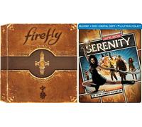 Josh Whedon's Cult Classic Series Firefly The Complete Series 15th Anniversary Collector's Edition & Serenity Limited Steelbook Blu-ray Bundle