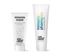 Josh Wood Colour Ensemble de soins capillaires - Shampooing Miracle et masque miracle protège la couleur des cheveux et répare les cheveux abîmés - Lot de 2