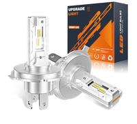 JOSHF Ampoule H4 LED, 22000LM 500% Brightness H4/9003/HB2 LED, 6500K Lumière Blanche Plug and Play, 1:1 Mini Taille, 60000+ Heures de Durée de Vie, 2 Pièces