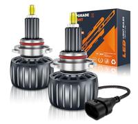 JOSHF Ampoule HB4/9006 LED, 360° 72 CSP Chips 700% Plus Lumineuse Ampoul 30000LM 120W 6500K Blanc LED HB4 Voiture & Moto Pour Canbus Sans Erreur, Étanche IP68 Plug And Play, 2 Ampoules