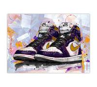 JosHoppenbrouwers Nike Air Jordan 1 x Nike Sb L.A. à Chicago (70 x 50 cm)