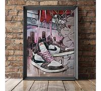 JosHoppenbrouwers Poster Air Jordan 1 Travis Scott (50 x 70 cm) *Sans cadre
