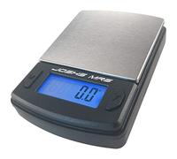 Joshs Balance numérique MR5 - Balance de précision avec incréments de 0,1 g - Pèse jusqu'à 500 g ou 0,5 kg - Balance de poche, balance de monnaie, gram, balance à lettres, écran LCD