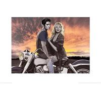 Joshua M. Nelson Sunset Ride 60 x 80 cm Toile Imprimée