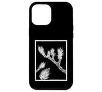 Joshua Tree Linocut Print - Encre Blanche Coque pour iPhone 12 Pro Max