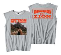 Josiah Queen Mt Zion Merch Débardeurs sans manches T-shirt Port Vest Unisexe Casual Outdoor Sport, gris, XXS
