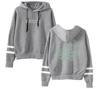 Josiah Queen Mt Zion Pull à capuche décontracté à manches longues sans poche pour homme et femme, gris, S