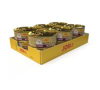 JosiCat Finest Mousse avec Foie (12 x 85 g) - Adultes - Nourriture Humide Fine pour Chats Adultes - Expérience gustative aérée et juteuse - avec Foie délicieux - sans céréales - Lot de 12