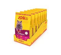 JosiCat Sterilised Classic (7 x 650 g) | Croquettes pour chat stérilisé | Développé par JOSERA | Nourriture Premium pour chat adulte | Lot de 7 sachets