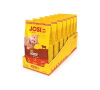 JosiCat Tasty Beef (7 x 650 g) | Croquettes pour chat au boeuf | Développé par JOSERA | Nourriture Premium pour chat adulte | Lot de 7 sachets