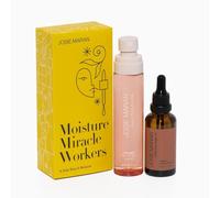 Josie Maran Moisture Miracle Workers Duo - 100 % pure huile d'argan et brume hydratante pour le corps - Kit de soins de la peau hydratant avec des ingrédients riches en nutriments pour tous les types