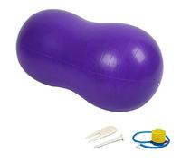 josietomy Ballon d'exercice en forme de cacahuète, ballon d'exercice anti-éclatement, ballon de yoga avec pompe à main, ballon de gymnastique de qualité pour homme et femme