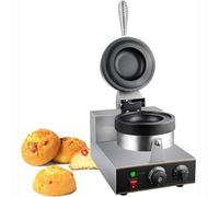 JOSKAA Burger à Glace électrique Hamburger Maker - 180° Rotation matériau antiadhésif Plaque - Machine de Cuisson à gaufres - Burgers en bouffés - Machine de Presse Panini,A