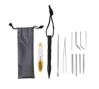 Joskeijky 12 PièCes Accessoires Paracord Fids, Aiguilles de LaçAge en Acier Inoxydable avec Pointe