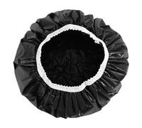 Joskeijky 1Pcs Bonnet de Douche ImperméAble Domestique, Bonnet de Bain, Ensemble de Cheveux de Bonnet de Douche éLastique pour HôTel (Noir)