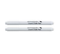 Joskeijky 2PC Marqueur Stylo De Craie Liquide Pour Tableau FenÊTre Verre Tableau Noir Blanc