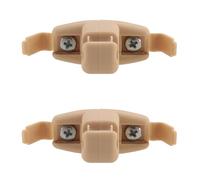 Joskeijky 2X Support de Clip de Pare-Soleil Beige 51168243575 pour E46 3 SéRies 325 M3