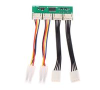 Joskeijky Émulateur de Simulateur de Ventilateur Carré 4 Broches 12 V 4 en 1 Spécial pour Antminer S19k Pro Fan Spoofer Dummer