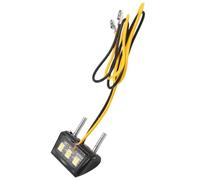 Joskeijky Lampe ArriÈRe LED DÉCoratif De Moto Lampe De La Plaque D'immatriculation pour Blanc