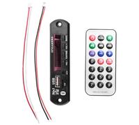 Joskeijky Module USB MP3 Bluetooth 12V MP3 WMA DéCodeur Carte Module Audio FM AUX USB TF Radio pour Voiture Haut-Parleur de Musique à Distance