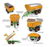 Joskin Trans / Ktp 22/50 Remorque Benne Basculante Housse Rigide 1:32