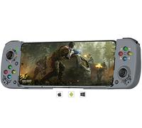 Joso Mobile Game Controller pour Android, iPhone, PC avec M1/M2 programmable, Contrôleur de téléphone pour iPhone 14, 13, 12, 11, Samsung Galaxy, Xiaomi, Oppo, Realme, Huawei, Vivo & More (Gris)