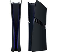 Joso Plaque frontale pour PS5 Pro Digital Edition, anti-rayures et anti-poussière - Coque de rechange pour console PS5 Pro (version numérique), plaques pour accessoires PS5, installation facile - Noir