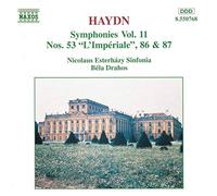 Joseph Haydn – Symphonies Vol. 11 – Nos 53 « L'Impériale », 86 & 87 – NAXOS