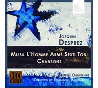 Missa l'homme armé sexti toni - Chansons CD