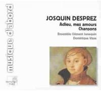 Josquin Desprez: Adieu, mes amours; Chansons by Various Artists [CD] NEUF