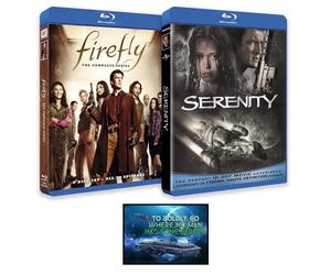Joss Whedon's Firefly (Complete Series) & Serenity (Film) Bluray Collection + Including Bonus Art Card