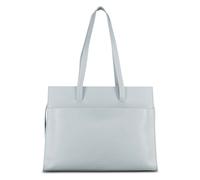 Jost Arva Sac à bandoulière Cuir véritable 35 cm bleu
