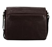 Jost Glasgow Attaché-case Protection RFID Cuir véritable 34 cm Compartiment ordinateur brun