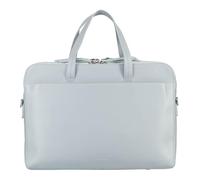 Jost Cuir sac d'ordinateur portable serviette pour ordinateur portable Arva Arva Business Bag Misty Blue bleu gris