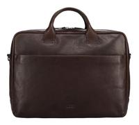 Jost Cuir serviette sac d'ordinateur portable pour ordinateur portable Glasgow Business Bag 2C Brown marron foncé