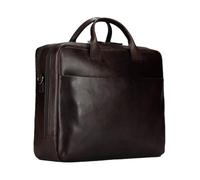 JOST Cuir serviette sac d'ordinateur portable pour ordinateur portable London Business Bag 2C. Brown marron foncé