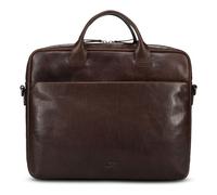 Jost Glasgow Attaché-case Cuir véritable 37 cm Compartiment ordinateur brun