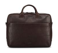 Jost Glasgow Attaché-case Cuir véritable 40 cm Compartiment ordinateur brun