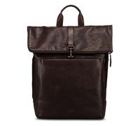 Jost Glasgow Daypack Protection RFID Cuir véritable 42 cm Compartiment ordinateur brun