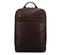 Jost Glasgow Daypack Protection RFID Cuir véritable 44 cm Compartiment ordinateur brun