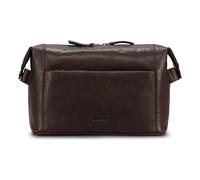 Jost Glasgow Trousse de toilette Cuir véritable 24 cm brun
