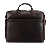Jost London Attaché-case Cuir véritable 38 cm Compartiment ordinateur brun