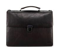 Jost London Attaché-case Cuir véritable 40 cm Compartiment ordinateur brun