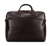 JOST Cuir serviette sac d'ordinateur portable pour ordinateur portable London Business Bag 2C. Brown marron foncé