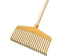 Jost LR21PP Râteau en Plastique 38 cm, Jaune