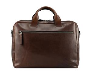 Jost Lund Attaché-case Cuir véritable 40.5 cm Compartiment ordinateur brun