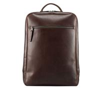 Jost Lund Daypack Cuir véritable 42 cm Compartiment ordinateur brun