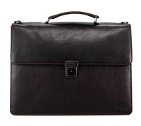 Jost mallette serviette pour ordinateur portable London Briefcase 2C. Brown marron foncé