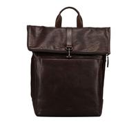 Jost Glasgow Daypack Protection RFID Cuir véritable 42 cm Compartiment ordinateur brun