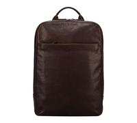 Jost Glasgow Daypack Protection RFID Cuir véritable 44 cm Compartiment ordinateur brun